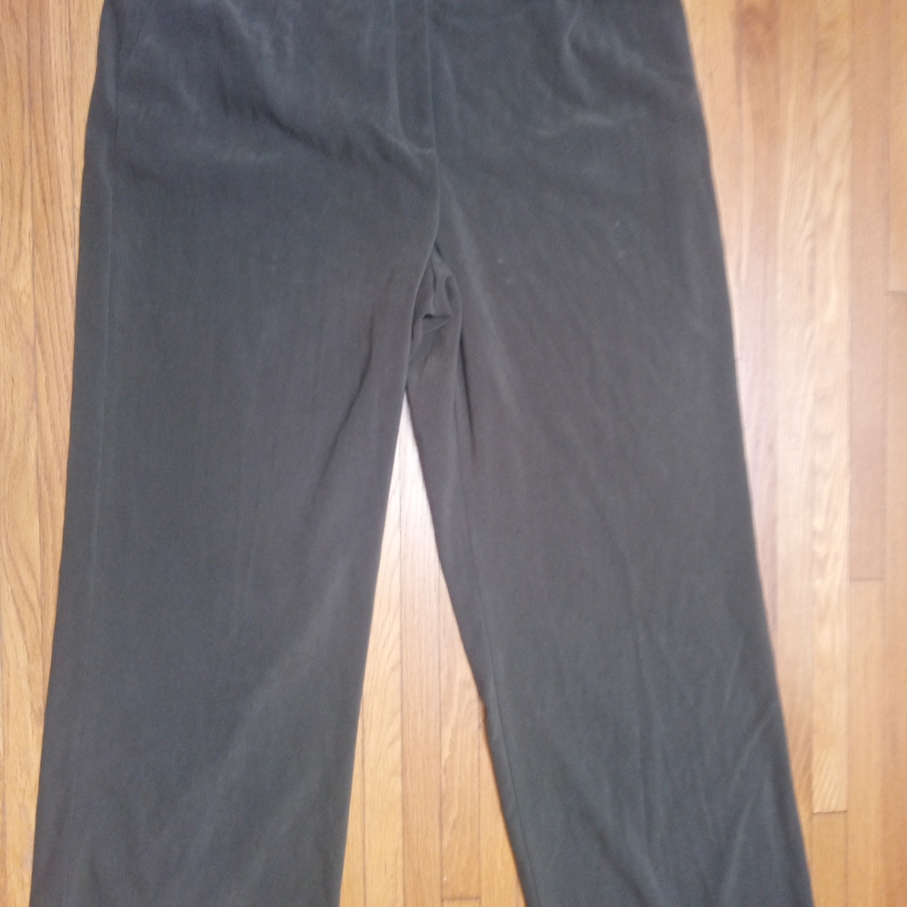 Coldwater Creek Olive Green Wide Leg Pants